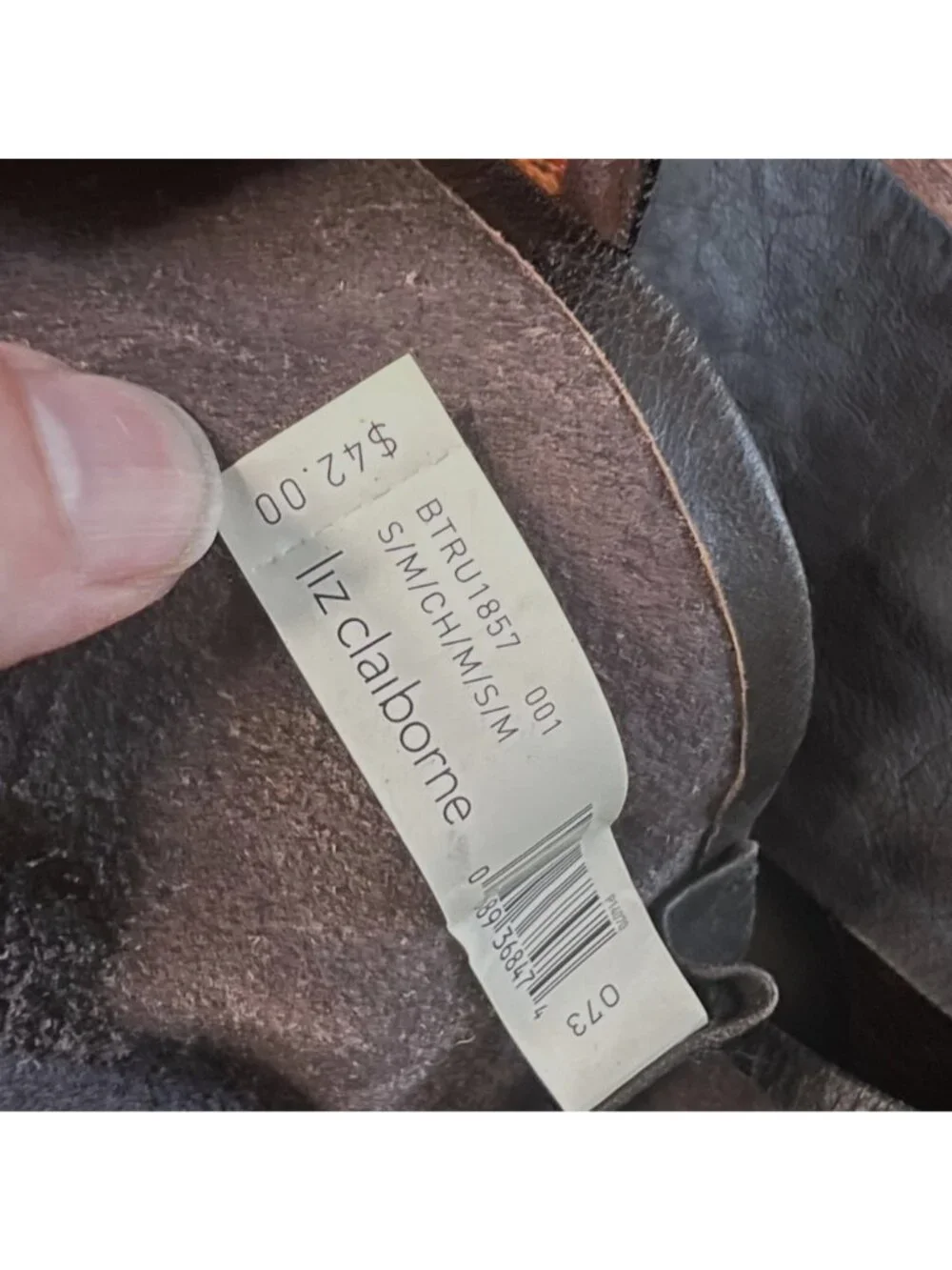 Liz Claiborne soft leather
